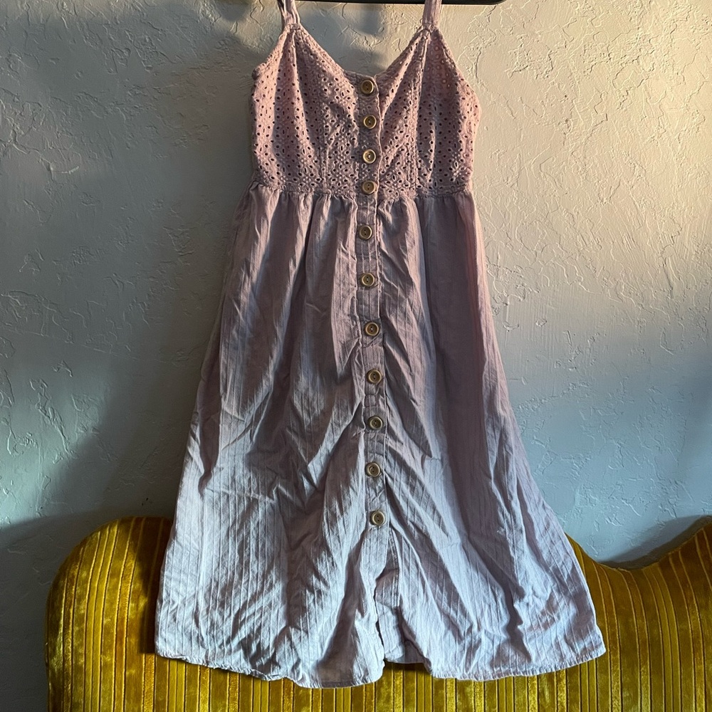 Lilac purple summer dress